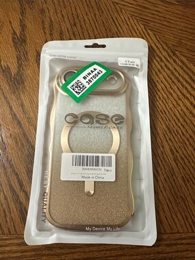 New Gold Glitter MagSafe iPhone Case for 17 Air